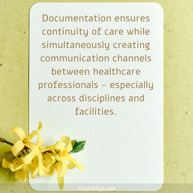 Chapter 6: Documentation: Charting Your Care