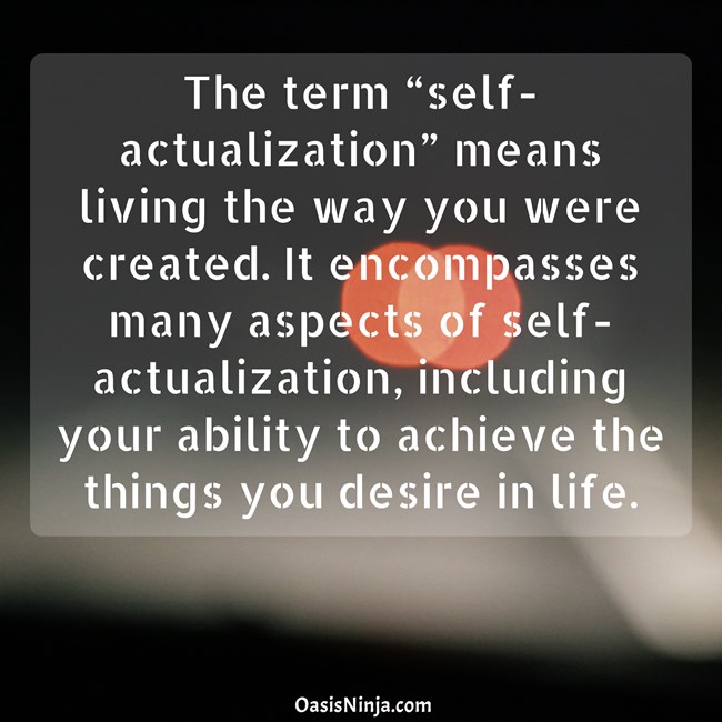 Chapter 6 – A is for Actualization – Live Your Purpose Through Self-Actualization